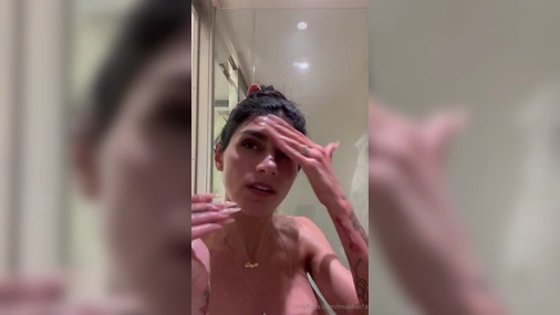 Mia Khalifa - Nude Hotel Shower