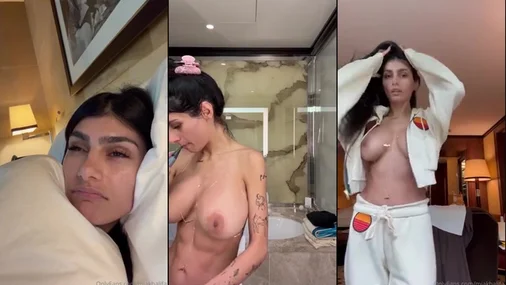 Mia Khalifa – Nackt unter der Dusche im Hotel