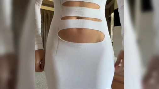 Christina Khalil - Nude Try on Video