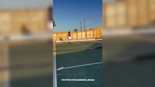 Auhneesh Nicole Fucking On Tennis Court