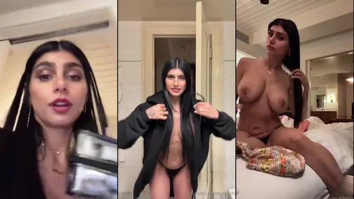Mia Khalifa Zieht sich nach der Modenschau aus