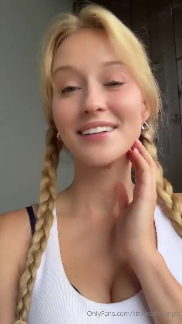 sexy and hot blonde at the hotel