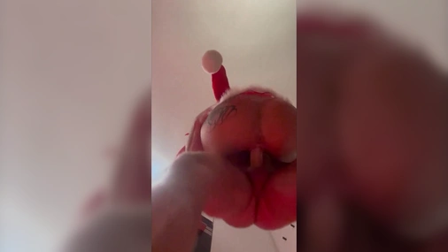 Danish Lemon Lux Rides Big DIck With Sexy Santa Outfit