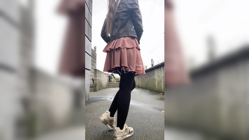 Danish Milf SassyStacy Shows Her Tight Pussy In Public