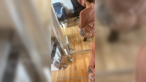 Danish Babe SassaStacy Filming Her Tight Pussy & Big Ass In The Mirror