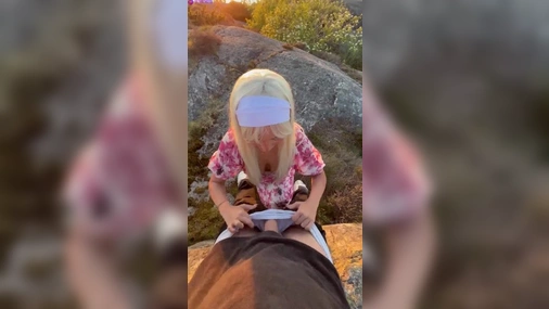 Swedish Elin Sucking Dick Outside