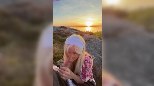 Swedish Elin Sucking Dick Outside