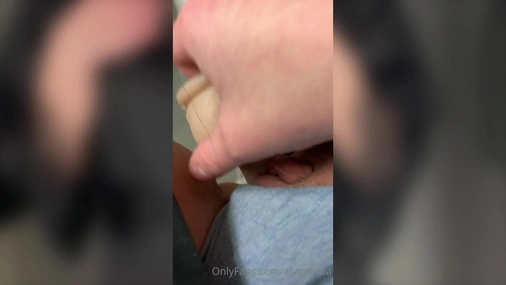 Swedish Alvanovaa using dildo in public