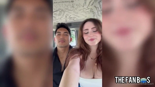 Lilibet Saunders Gets Perfect Pounding On Fan Bus