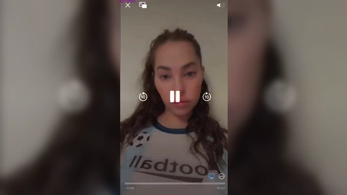 Swedish Michelle Svendsen playing with dildo