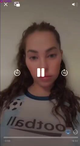 Swedish Michelle Svendsen playing with dildo