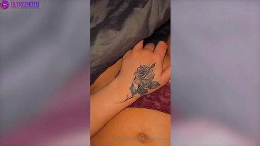 Swedish Babe AlvaNovaa Fingers Her Tight Little Pussy