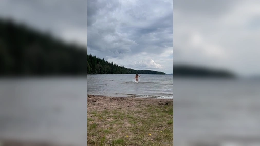 Swedish I-sophie skinny dipping