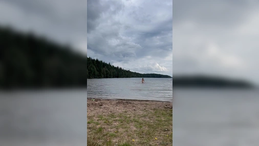 Swedish I-sophie skinny dipping