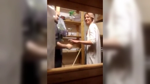 Swedish Coworker fucking in closet