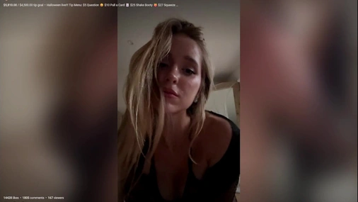 Caroline Zalog - Slutty Halloween 2025 Livestream