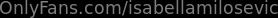 Swedish Isabella Milosevic Sextape