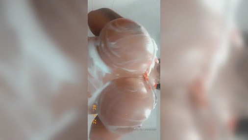 Swedish Bombshell Linnejha Wash Her Huge Tits In Shower