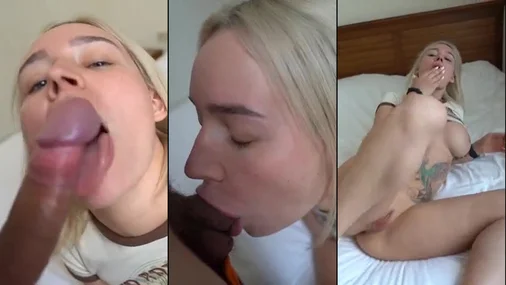 Emma Novak – Tätowierte Tussi wird gefickt und bekommt Sperma auf den Bauch