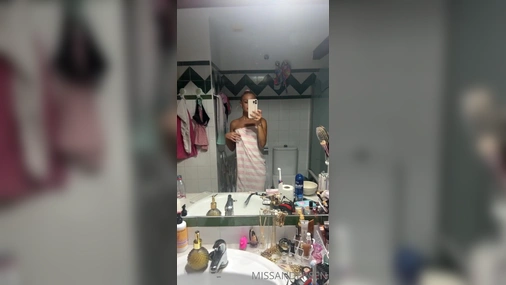 Norwegian Milf Missandersen Flashing Her Hot Tight Naked Body In Mirror