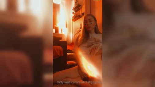 SwedishPsycho Playing With Her Big Tits And Pussy