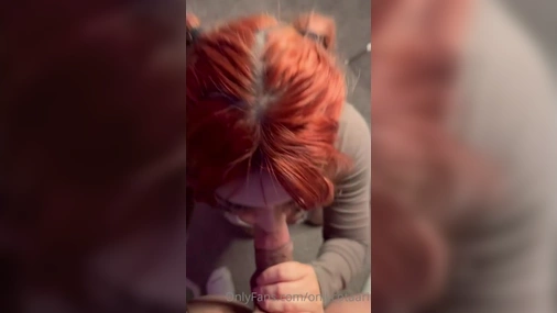 Onlycotaari - Redhead Fully Clothed Blowjob