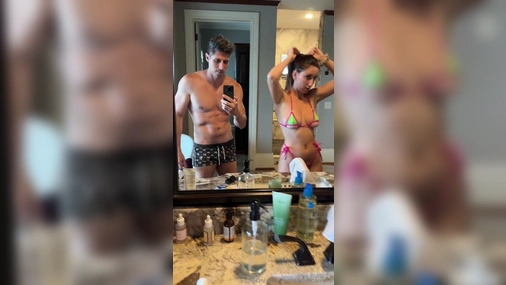 Christina Khalil - Naughty Shower Play With Muscular Guy