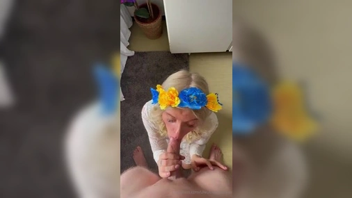Swedish Babe UwuCuteDemon Midsummer Blowjob Tease