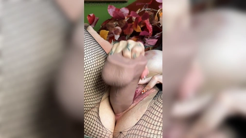 Power Midget - Tattooed Goddess Solo Masturbating Tight Pussy