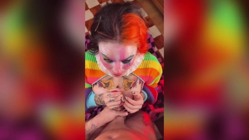 Power Midget - Clown Girl PPV Blowjob Tape