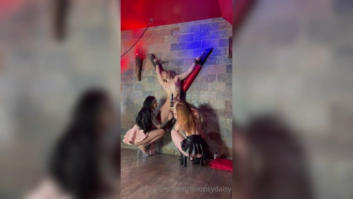 Hoopsy Daisy - Hot Lesbian BDSM Threesome
