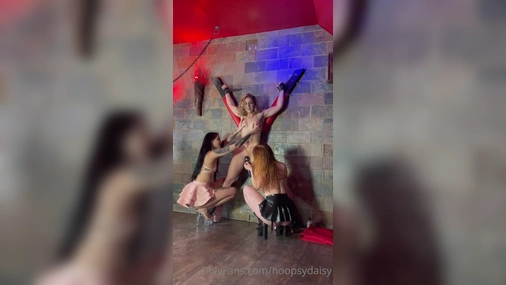 Hoopsy Daisy - Hot Lesbian BDSM Threesome