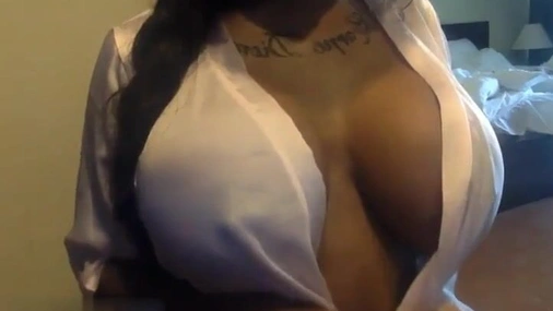 Swedish Denise Fagerberg showing her big tits