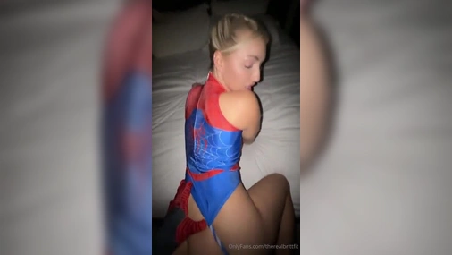 Therealbrittfit - Spider Girl Cosplay Sextape
