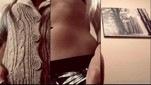 Ashlyn Hicks Strippen & weit geöffnete Muschi