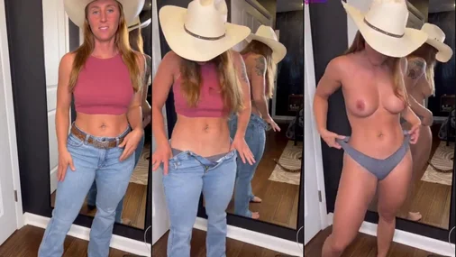 Mommysfuntime Krass MILF Cowgirl-Striptease