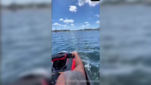 ScarlettKisses College Blonde Fucked On Jetski