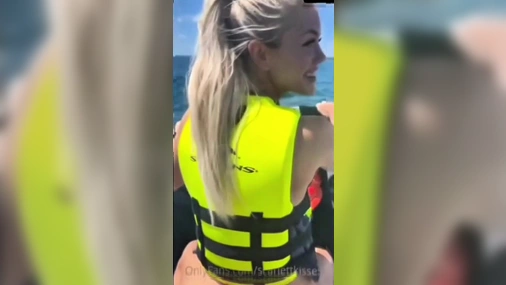 ScarlettKisses College Blonde Fucked On Jetski