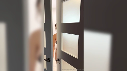 Beautiful Natalie Roush Stripteasing In Bathtub