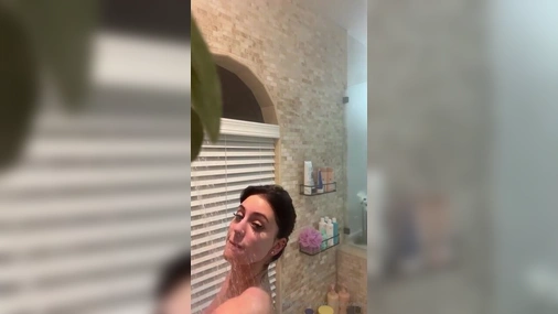 Camilla Araujo - Undressing Nude And Dildo Fucking in Shower