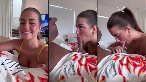 Skandinavische Brünette mit wahnsinnigen Blowjob-Fähigkeiten