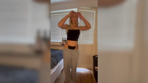 Swedish Sanna Striptease Video