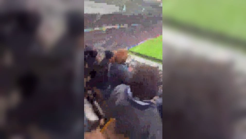 Swedish Babe DIFTjejen Flashing  Her Big Tits In Public In The Audience At Football Stadium