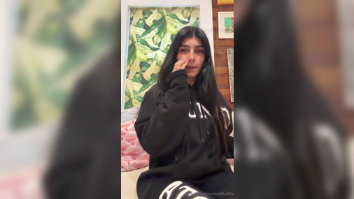 Mia Khalifa - Teasing Body in Slutty Outfits on Livestream