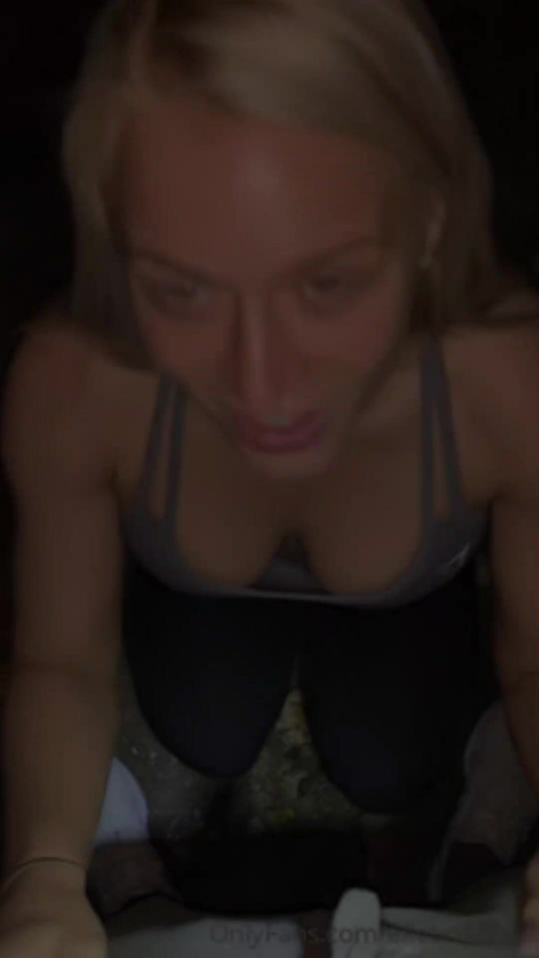 Elle Brooke - Blowjob in Public with Huge Facial Cumshot