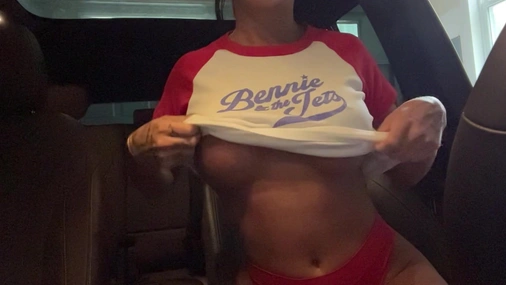 Devorah Roloff - Flashing Big Juicy Titties in car