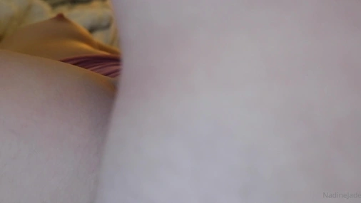 Nadine Jade Masturbating Pussy while Getting Fucked on Webcam