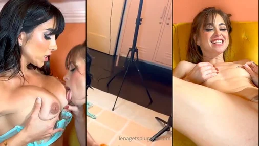 Riley Reid – Selbstgedrehter lesbischer Sex mit Lena The Plug