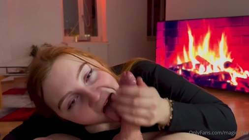 Magic Mia Sloppy Blowjob With Titty Fuck POV