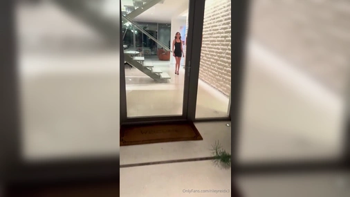 Riley Reid Fucking Stranger in Sexy Tight Black Dress